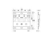 Монтажная планка для шкафодержателя 807 AS XL Hafelе/Camar 120х120 (290.40.993)