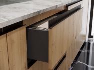 Ручка-профіль врізна Virno Lines 414/UP L=3000 чорний матовий