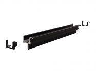 Заглушка до ручки-профілю Virno Lines 414 чорний матовий (пара)