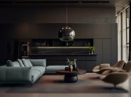 Плита LuxeForm Idea матовая 2800x1300x17,7 Черный трюфель (MT-015 iS) / DUO