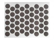 Заглушка конфирмата самоклеющаяся Weiss d=14 трюфель коричневый (50 шт) (748)