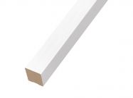Рейка декоративная Super Profil 2529 МДФ 25х30х2800 Белый SM2