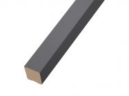 Рейка декоративная Super Profil 2529 МДФ 25х30х2800 Титан Гофти