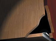 Профиль Gola L-образный в верхний модуль Volpato для ДСП 18 мм L=4200 матовое золото (80/G29)