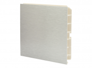 Уценка. Планка цокольная Volpato L=4000 H=100 никель браш