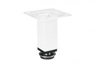 Опора регулируемая квадратная GIFF Nelio 25x25/80 белый