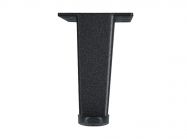 Опора регулируемая изогнутая GIFF Corner Н=90 черный матовый