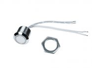 Вимикач кнопка з димером сенсорний врізний TB-07-D-5A d=20 з індикатором 12V 5A хром