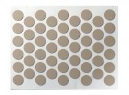 Заглушка конфирмата самоклеющаяся Weiss d=14 капучино (50 шт) (2222)