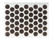 Заглушка конфірмату самоклеюча Weiss d=14 горіх латинський (50 шт) (2620)