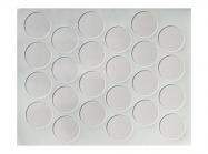 Заглушка мініфікса самоклеюча Weiss d=20 камель бежевий (24 шт) (216)