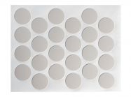 Заглушка мініфікса самоклейна Weiss d=20 кашемір (24 шт) (702)