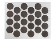 Заглушка мініфікса самоклейна Weiss d=20 трюфель коричневий (254 шт) (748)