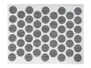 Заглушка конфірмату самоклеюча Weiss d=14 дуб сіро-коричневий (50шт) (1313)