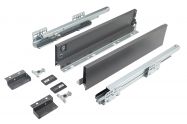 Висувний ящик GIFF PRIME FlatBox 3D L=400 H=84 графіт