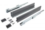 Выдвижной ящик GIFF PRIME FlatBox 3D L=550 H=84 графит