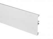 Планка цокольна GIFF L=4000 H=100 алюміній рифлений