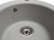 Мойка искусственный камень Solid Пони D475 серый гранит (с отверстием под смеситель)