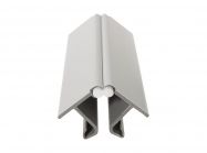 Угол к цоколю 90*-135* Volpato Н=100 белый глянец