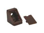 Уголок мебельный одинарный пластиковый GIFF темно-коричневый