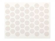 Заглушка на конфірмат самоклеюча Weiss d=14 вудлайн крем (50 шт) (1424)