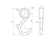 Гачок труби-рейлінга d=16 незнімний Ozkardesler хром