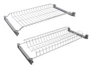 Сушка для посуду фасад 800 INOXA 701 нержавіюча сталь (2 полиці та 4 кріплення)