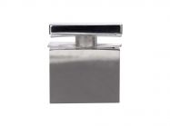 Соединитель стекло-труба 30x10 мм сквозной GIFF 318+ полированный хром