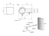 Кріплення труби-рейлінга d=16 Lemax Ретро бронза (RAT-14)