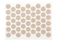 Заглушка на конфірмат самоклеюча Weiss d=14 ясень ліон (50 шт) (1298)