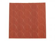 Заглушка конфирмата самоклеющаяся Folmag d=14 яблоня локарно темная 968 (25шт)