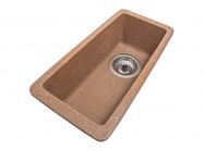 Мийка штучний камінь Solid Вега Плюс 200х420 теракот (під стільницю)