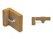 Замок меблевий врізний GIFF 103 хром