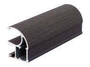 Вертикальний відкритий профіль Slider Premium (венге матовий) L=5200