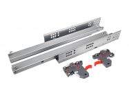 Направляющая скрытого монтажа полного выдвижения с отталкивателем Clip 3D GIFF PRIME (16 мм) L=400