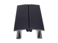 Кут до цоколю 90*-135* Volpato Н=100 чорний