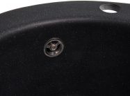 Мийка штучний камінь Solid Поні D475 антрацит (з отвором під змішувач)