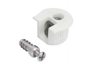 Стяжка с болтом 19 HAFELE Rafix белый (263.10.705/263.20.141)