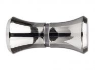 Ручка-кноб кругла GIFF Glass 267 полірований хром