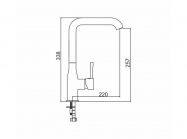 Смеситель Interline Loft Sateen