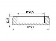 Окончание трубы d=50 GIFF хром