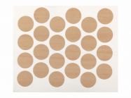 Заглушка мініфікса самоклеюча Weiss d=20 груша (24 шт) (7071)