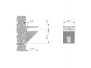 Кріплення для скляної полиці Italiana Ferramenta Kalabrone Mini хром (17148)