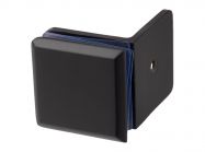 Конектор 90° стіна-скло GIFF 722 чорний матовий