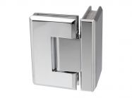 Петля 90° цинк. сплав стекло-стекло GIFF 304Zn полированный хром