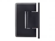 Петля 90° стіна-скло зі зміщенням GIFF 305 чорний матовий