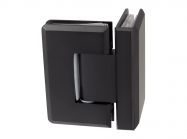 Петля 90° скло-скло GIFF 304 чорний матовий