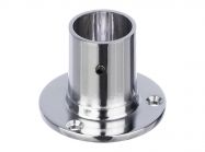 R-11M Крепление трубы d=25 высокое (алюминий) GIFF фланец хром