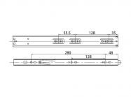 Направляющая полного выдвижения One Touch GIFF PRIME L=400 H=45