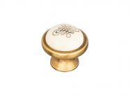 Ручка кнопка Virno Azure 100R MLC A16 бронза